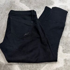 Express Black Extreme Stretch Skinny Jeans Cropped